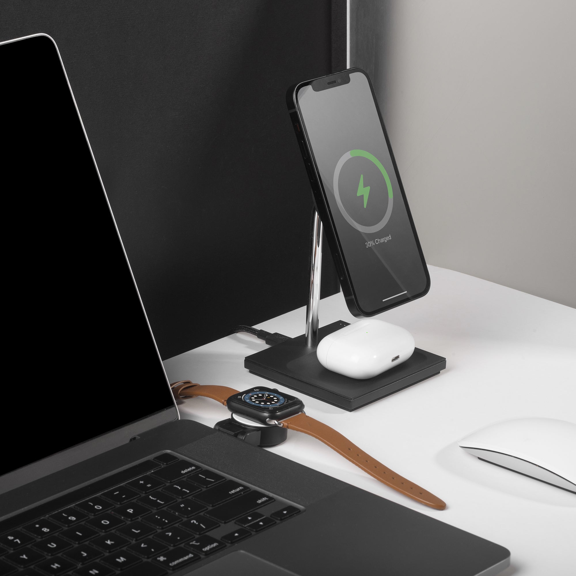 chargeur-sans-fil-magn-tique-2-en-1-snap-de-native-union-pour-iphone-et-airpods image 5