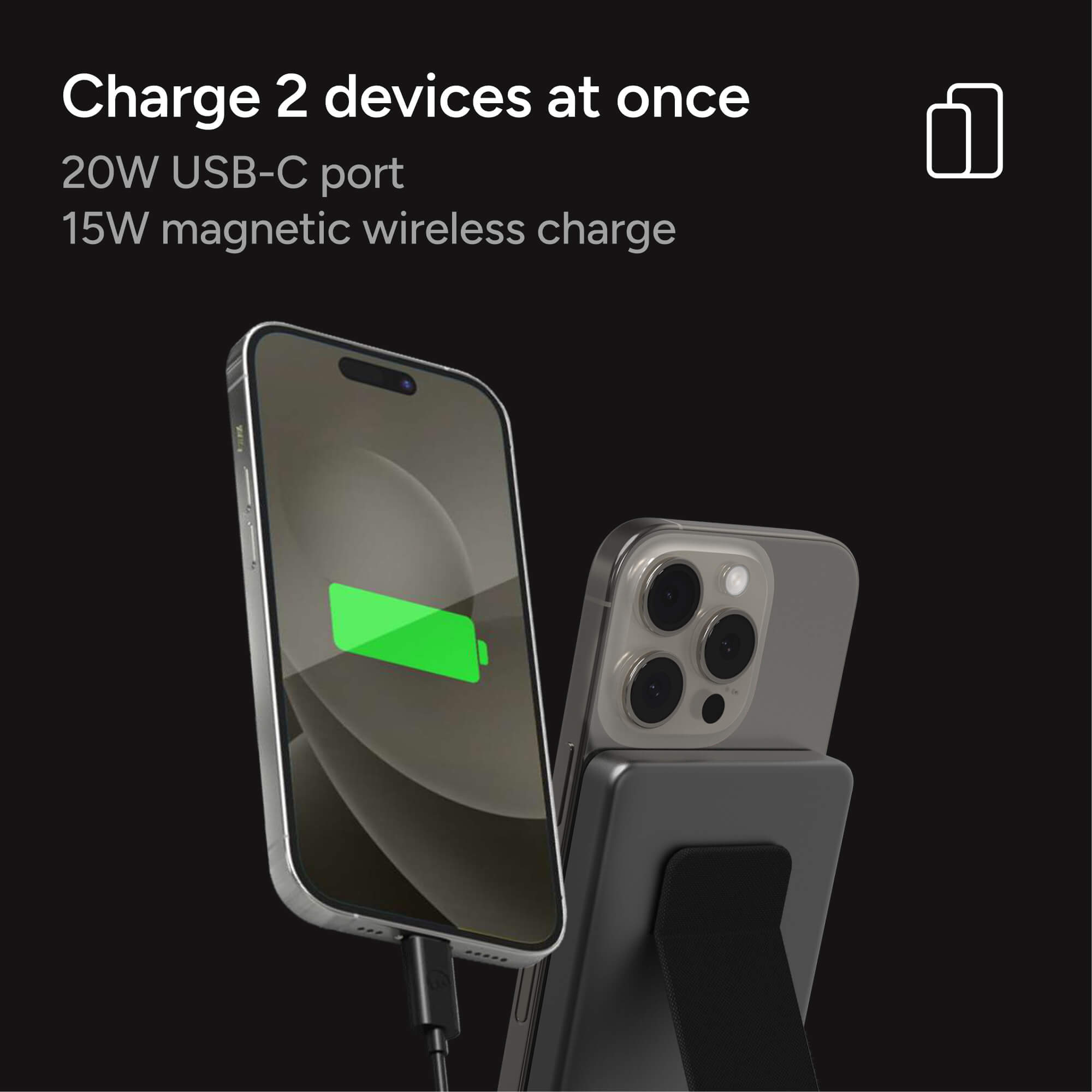 mophie-powerstation-slim-wireless-5k-avec-support-qi2-magsafe image 4