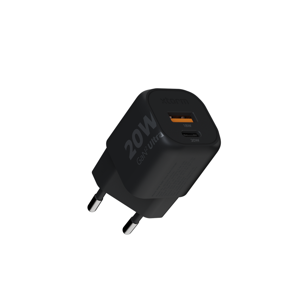 xtorm-gan2-ultra-chargeur-mural-20w-noir image 1