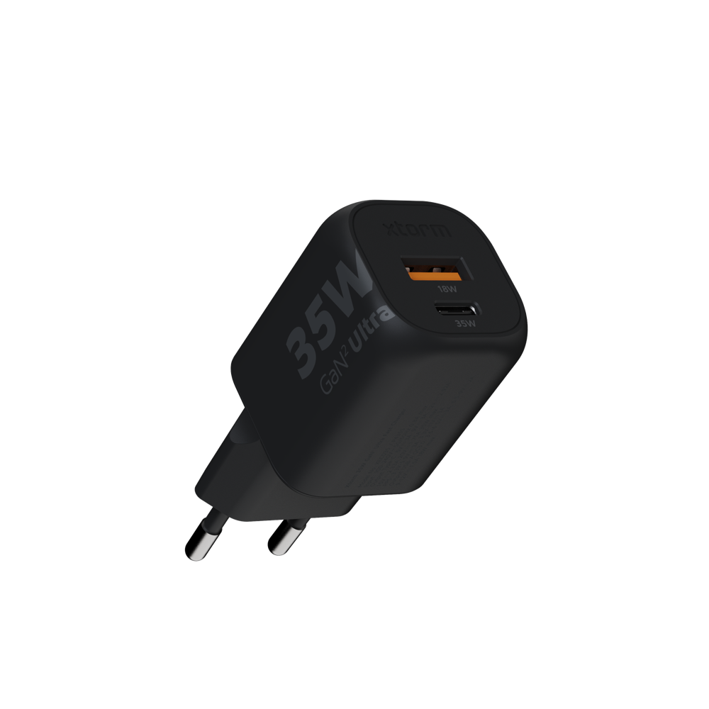 xtorm-35w-gan2-ultra-wall-charger-noir image 1