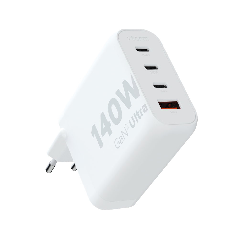 xtorm-140w-gan2-laptop-wall-charger-s-rie-volt-blanc image 1