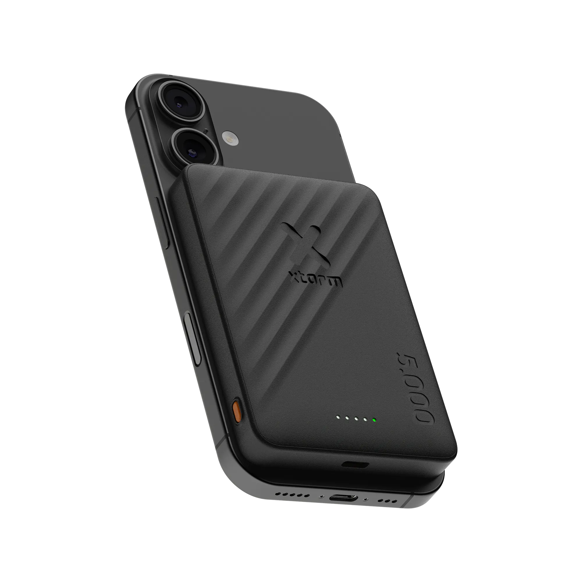 xtorm-go2-power-bank-5000-mah-charge-sans-fil-magsafe-charcoal-black image 2