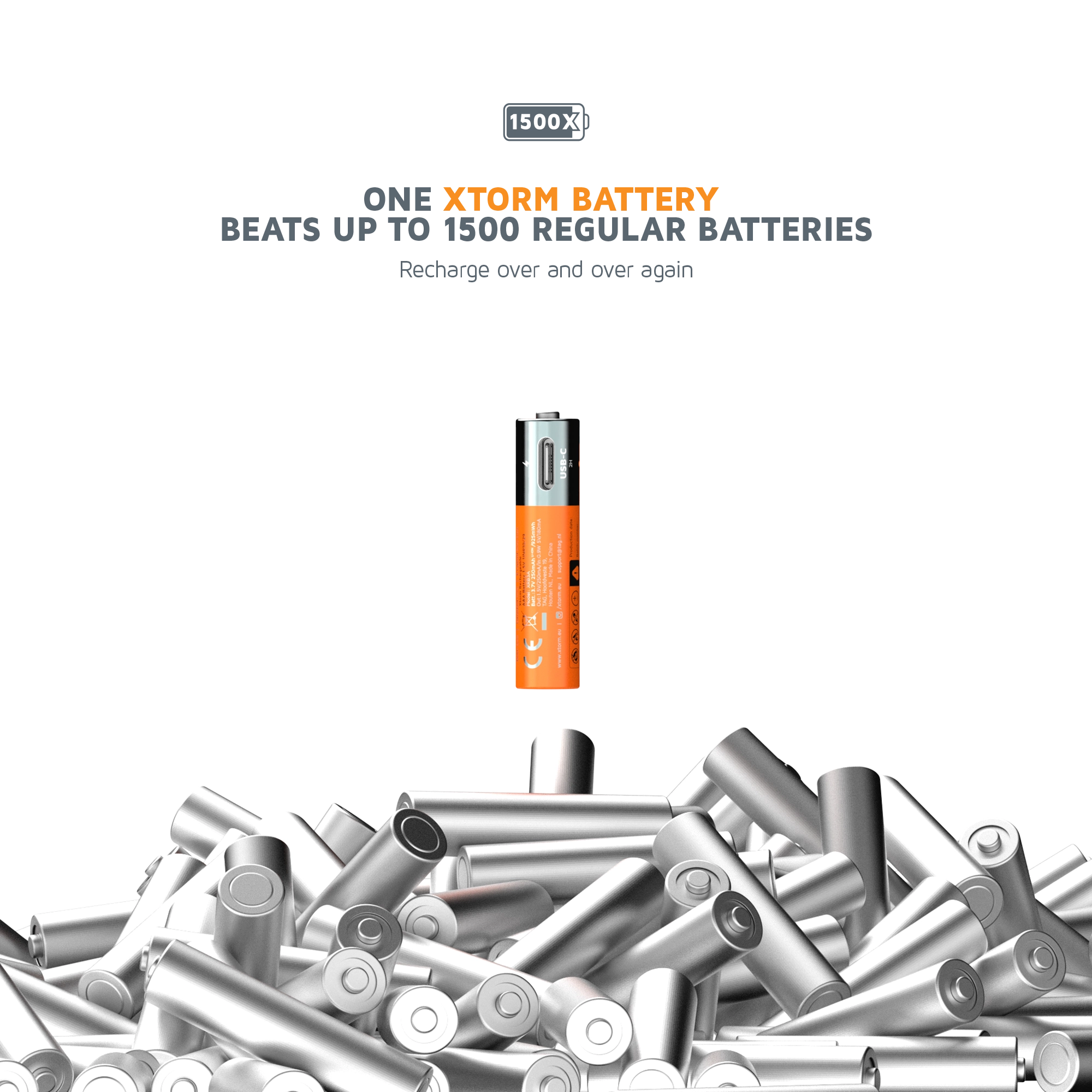 xtorm-piles-rechargeables-aaa-usb-c-lot-de-4-avec-c-ble-4-en-1 image 8
