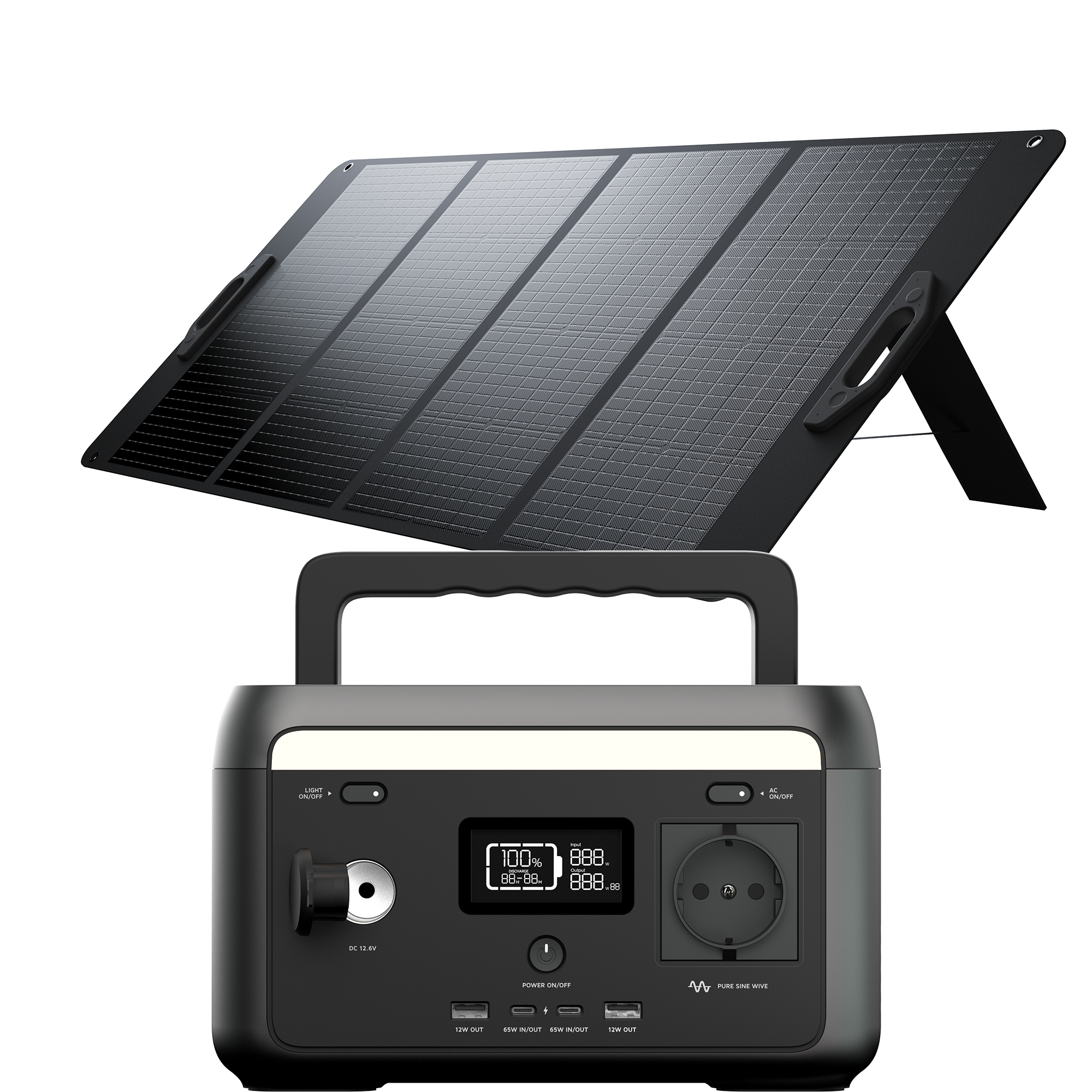 xtorm-smart-power-station-300w-xp2-panneau-solaire-200w-xp2-bundle image 1