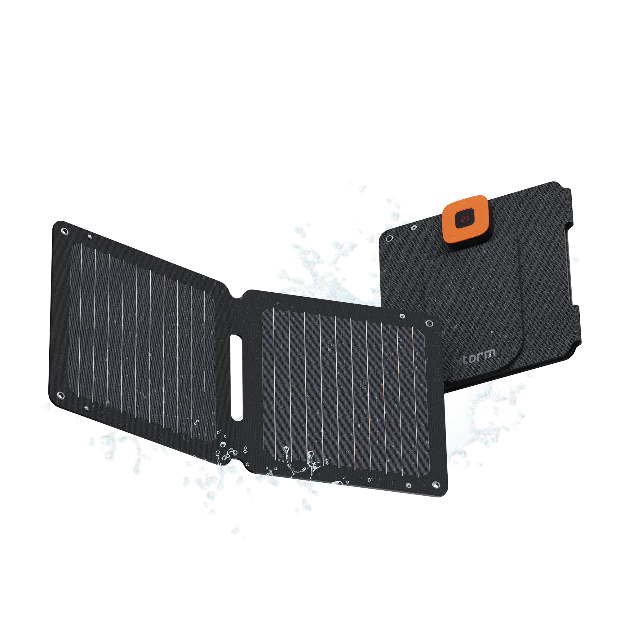 xtorm-solarbooster-14w-gen24-panneau-solaire-pliable-ipx4-avec-ports-usb-a-et-us image 2