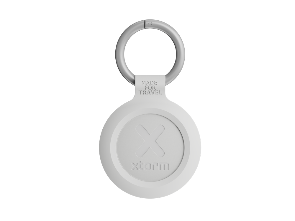 xtorm-traveltag-pour-android-et-iphone-ios-r-sistant-l-eau-blanc-cendr image 1