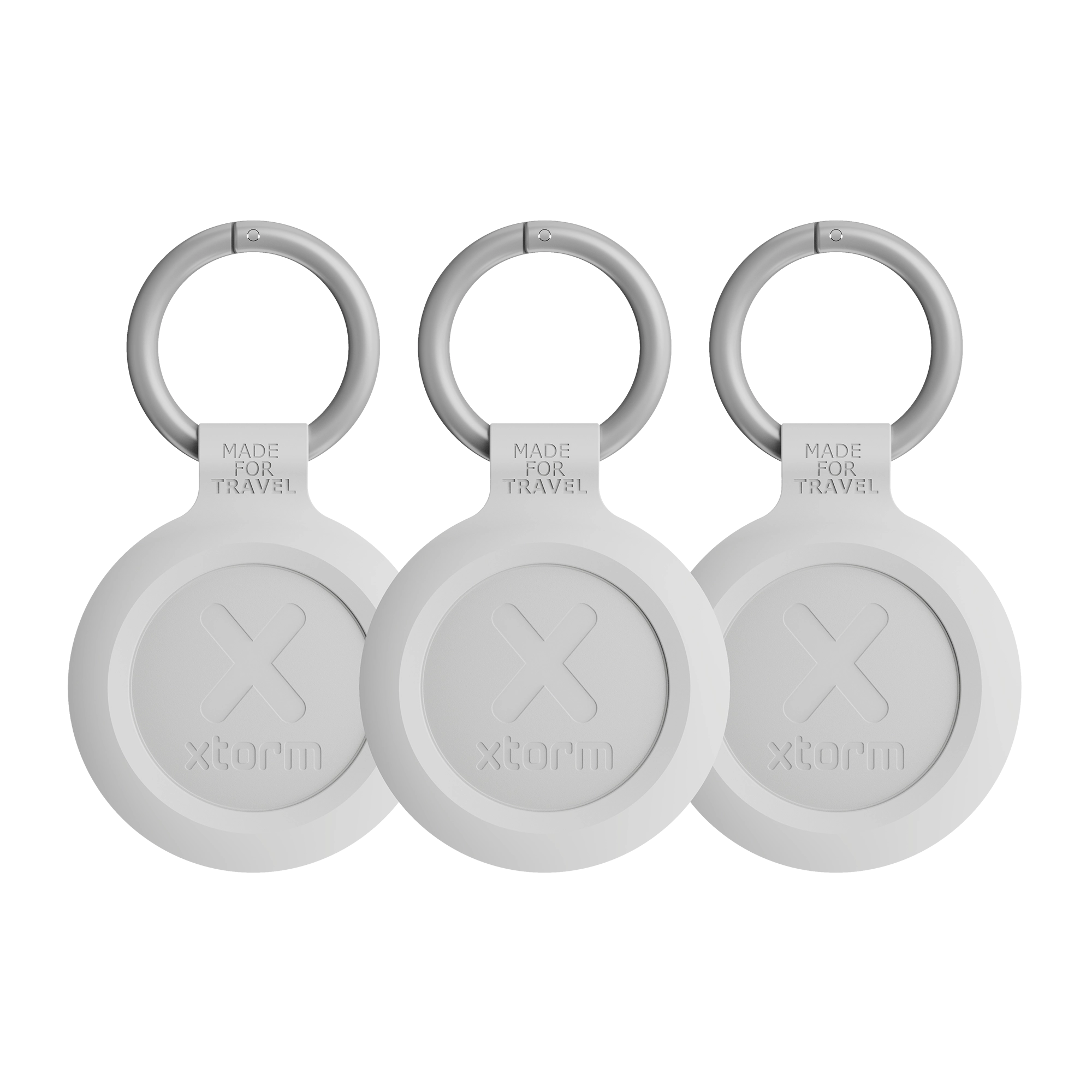 xtorm-traveltag-pour-iphone-ios-r-sistant-l-eau-blanc-cendr image 2