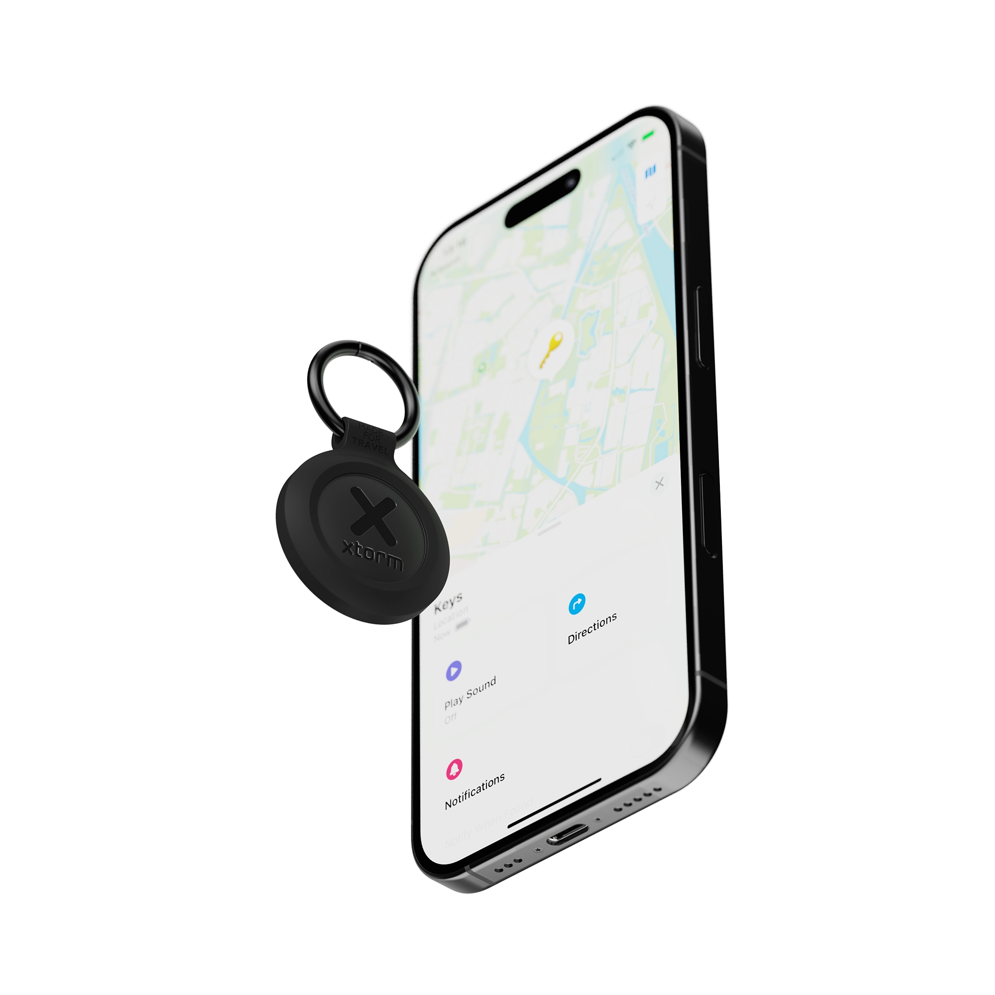 xtorm-traveltag-pour-iphone-ios-r-sistant-l-eau-noir-charbon image 5
