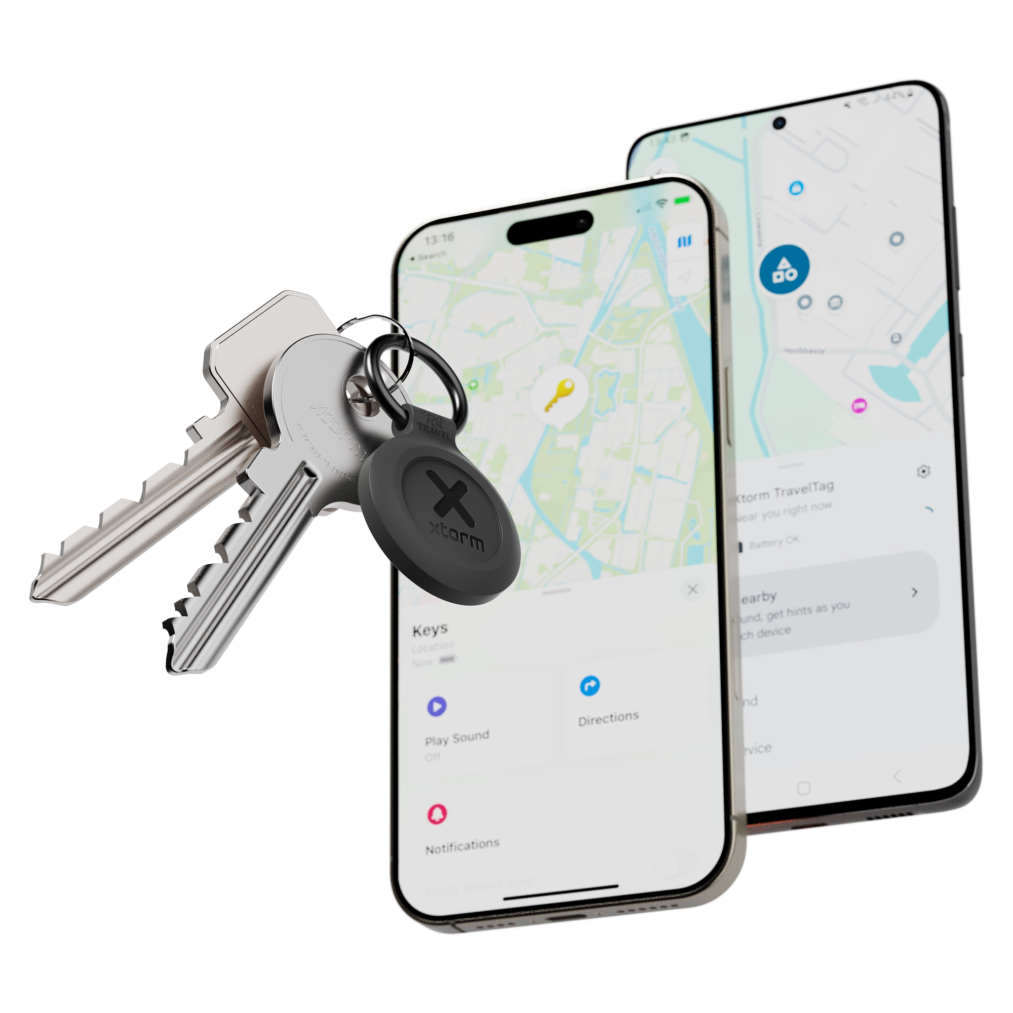 xtorm-traveltag-pour-android-et-iphone-ios-r-sistant-l-eau-noir-charbon image 3